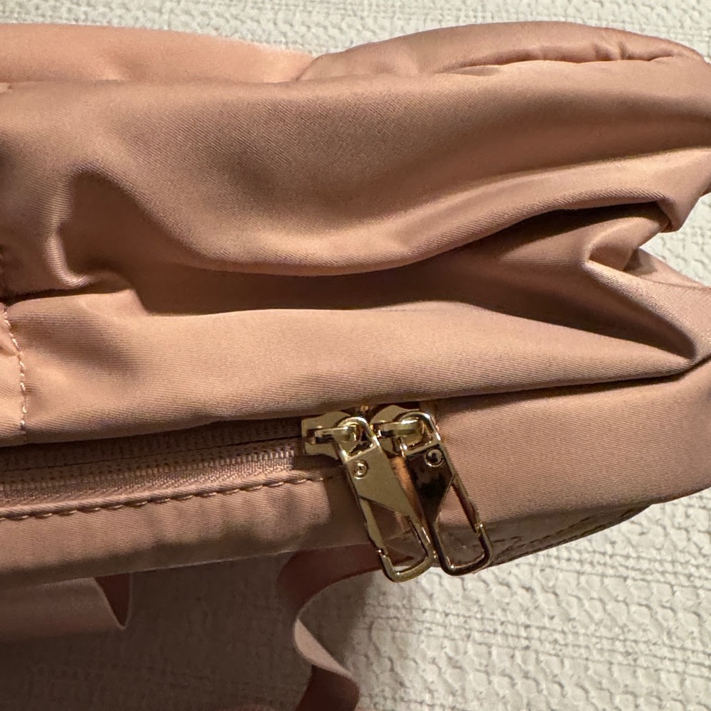 Light Flight Pink Backpack with Gold Accents - Picture 4 of 10